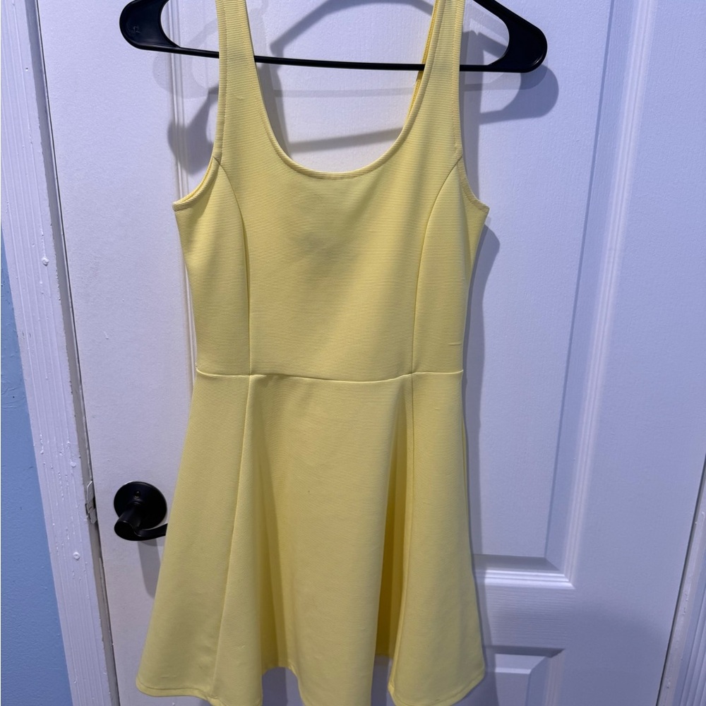 H&M Yellow Sleeveless Dress